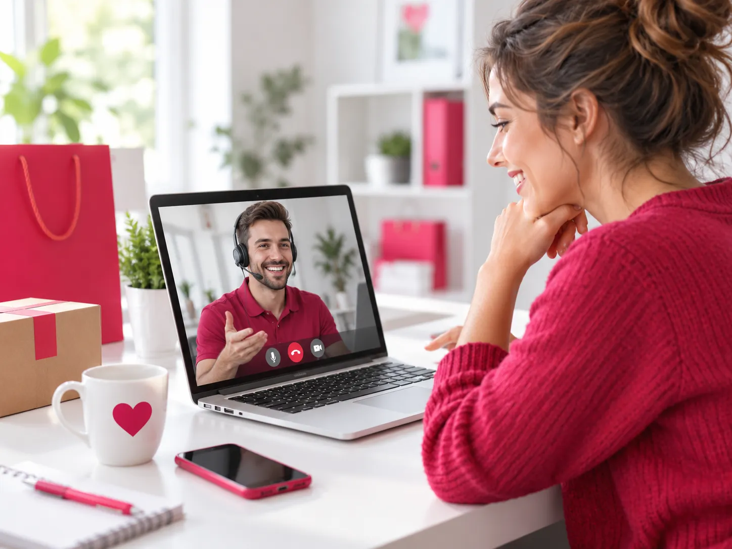 Bezoeker heeft online Contact met een medewerker van Kortingscode Plein voor hulp bij kortingscodes en aanbiedingen.